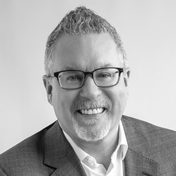 Mark Graban, black and white portrait